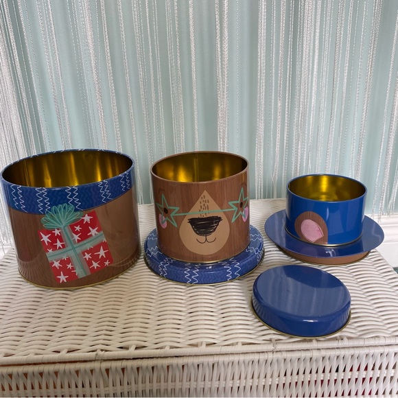 Three Tier Bear Storage Tin Can - Picture 14 of 17